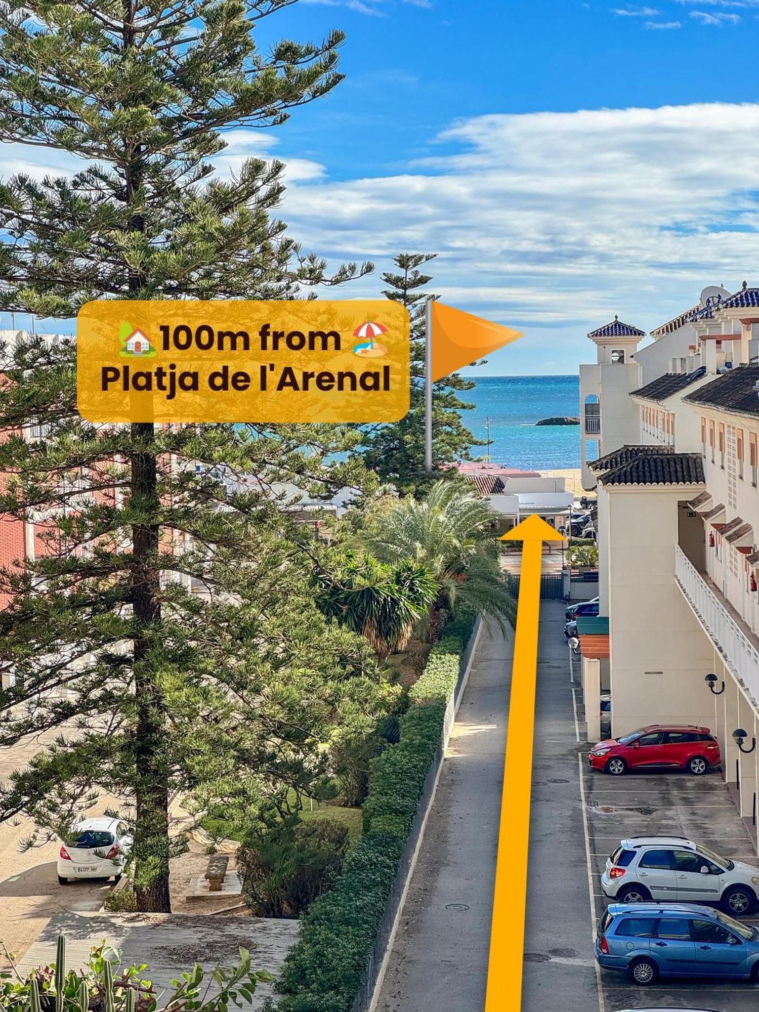 Studio Hola Arenal Platja de Larenal Buitenkant foto